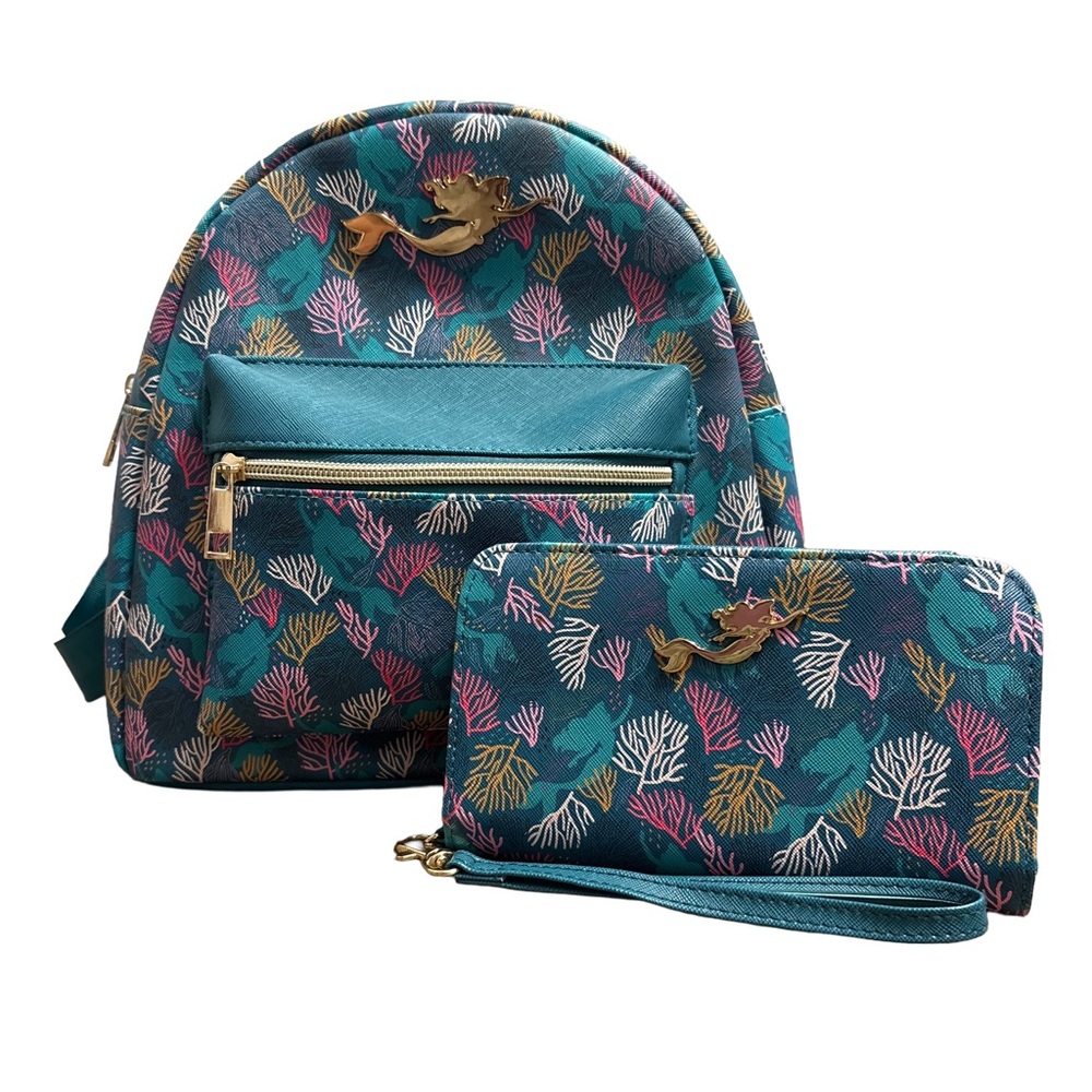 Disney’s The Little Mermaid Ariel Mini Backpack & Matching Wristlet Set